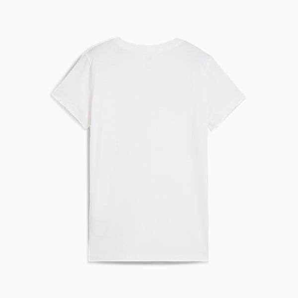 Remera Graphics Floral Cat Logo para mujer, PUMA White, large-ARG