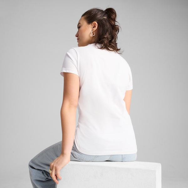 Remera Graphics Branded Leaf para mujer, PUMA White, large-ARG