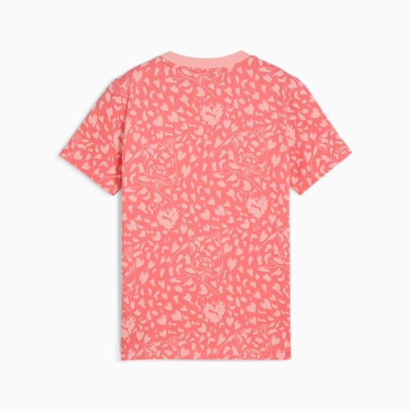 Playera FLAMING LOVE para adolescentes, Peach Frost, large-MEX