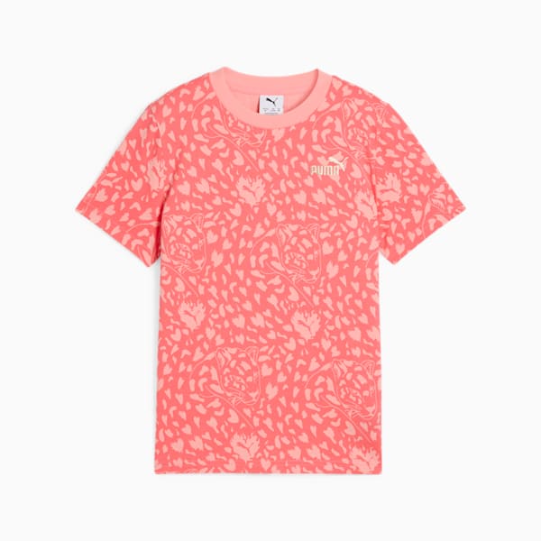 Playera FLAMING LOVE para adolescentes, Peach Frost, large-MEX