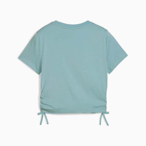 FLAMING LOVE Knotted Tee Youth, Modern Mint, large-ZAF