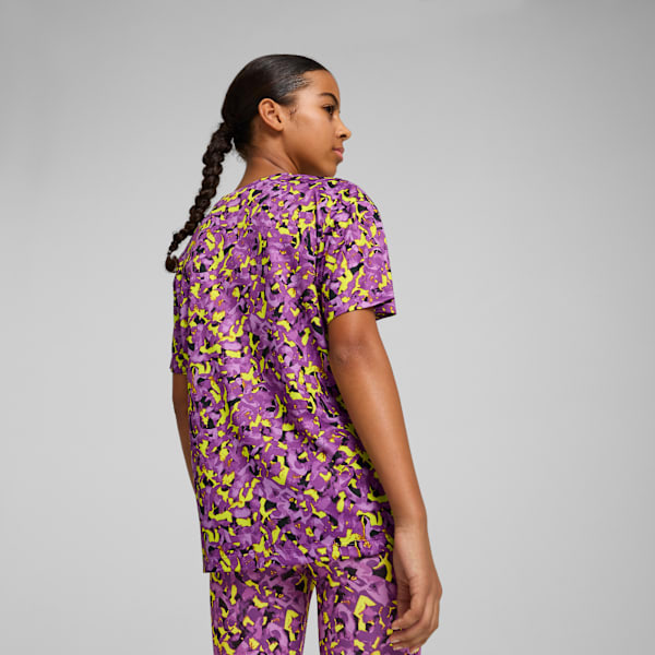 Remera estampada Train All Day Essentials juvenil, Lemon Sherbert, large-ARG