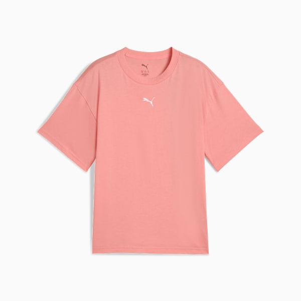 Camiseta Essentials Boxy Juvenil, Pink Fruit, large-MEX