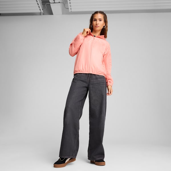 Campera rompeviento Essentials Regular para mujer, Pink Fruit, large-ARG