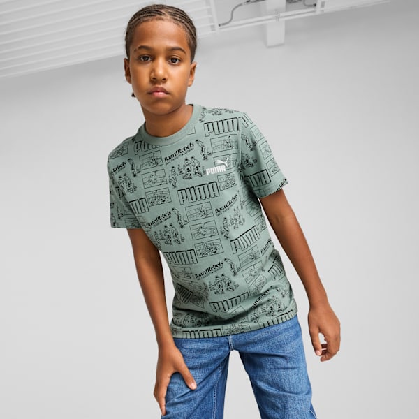 Playera Mid 90s juvenil, Green Moon, large-MEX