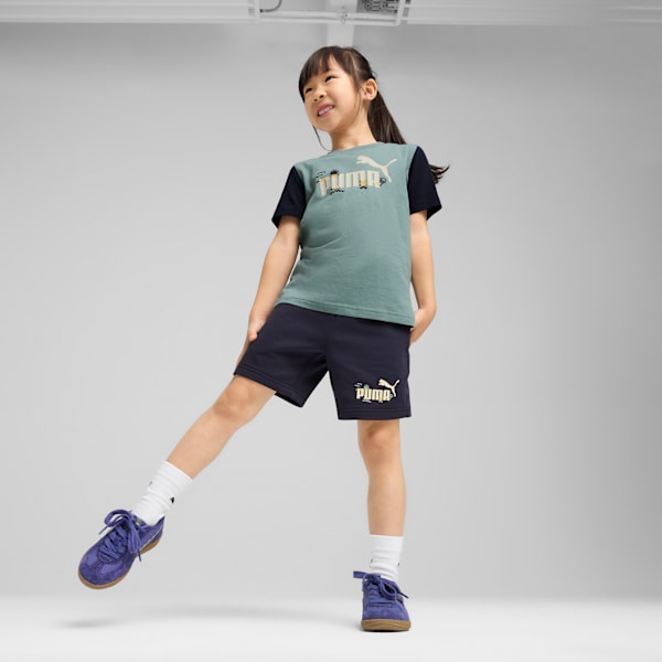 Sandy Adventures Tee Kids, Green Moon, large-MEX