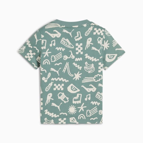 Sandy Adventures Tee Unisex, Green Moon, large-ZAF