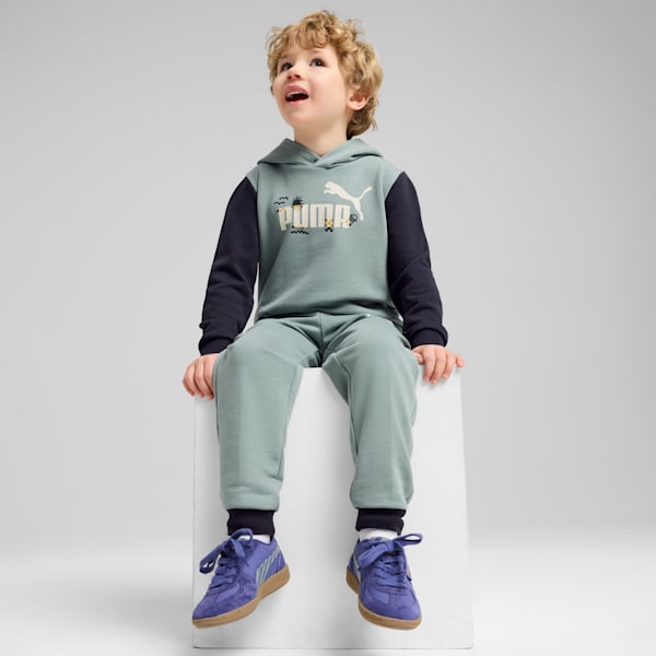 Sandy Adventures Hoodie Kids, Green Moon, large-ZAF