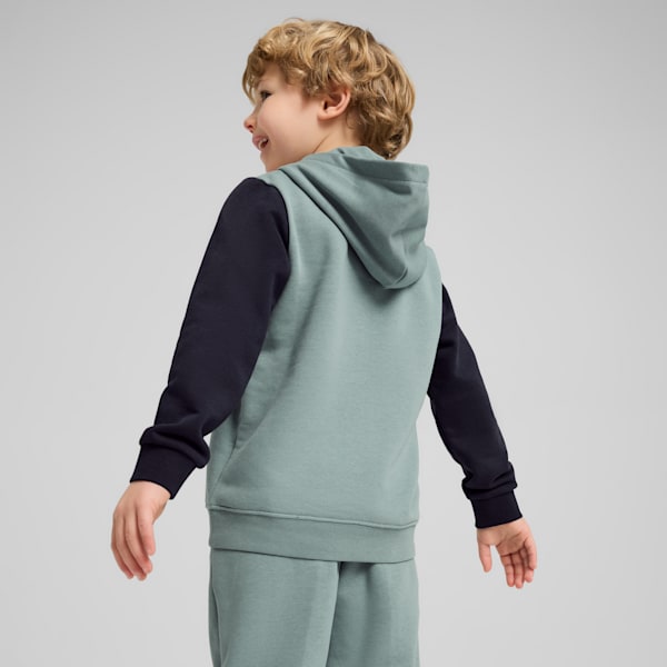 Sandy Adventures Hoodie Kids, Green Moon, large-ZAF