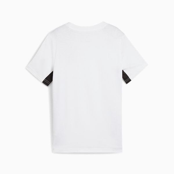 Active Sports Graphic Tee Youth, PUMA White, large-ZAF