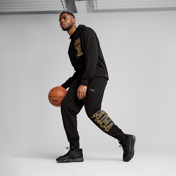 Pants de básquet Rival Rage Tech para hombre, PUMA Black, large-MEX