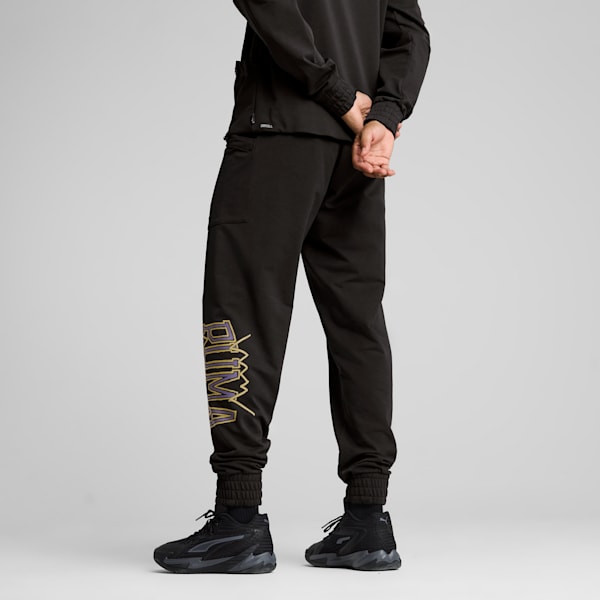 Pants de básquet Rival Rage Tech para hombre, PUMA Black, large-MEX