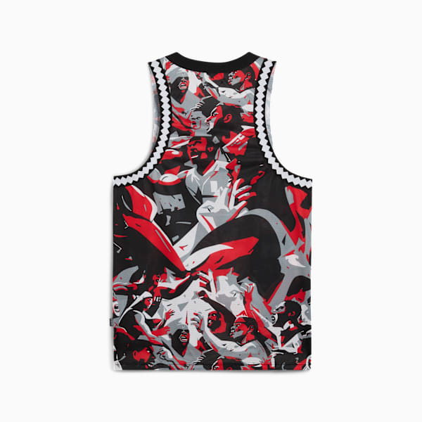 Camiseta estampada Rival Rage Mesh para hombre, For All Time Red, large-MEX
