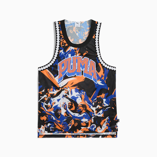 Rival Rage All-Over Print Mesh Tank Men, Vivid Blue-AOP, large-MEX