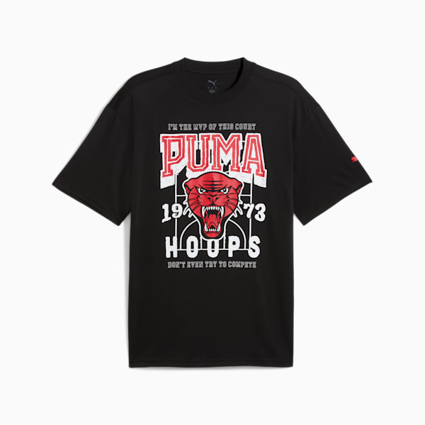 Playera de básquetbol Rival Rage Hombre, PUMA Black, large-MEX