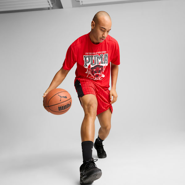 Playera de básquetbol Rival Rage Hombre, For All Time Red, large-MEX
