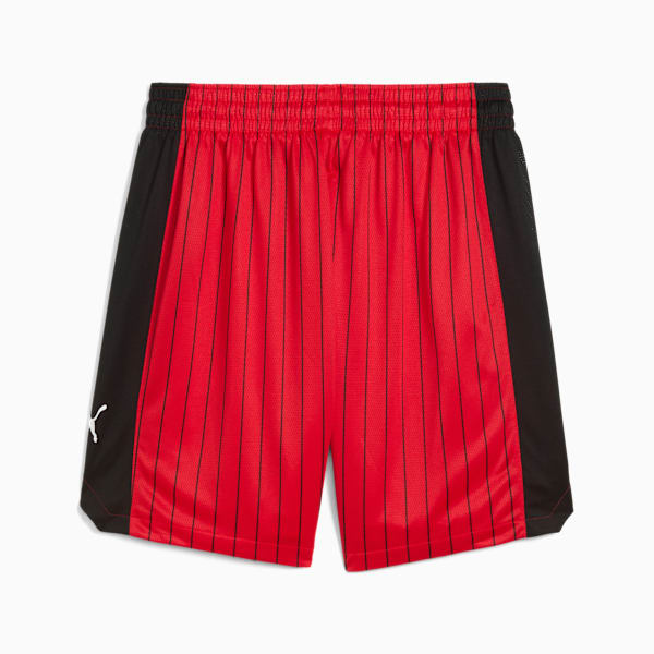 Rival Rage Heritage All-Over Print Shorts Men, For All Time Red-PUMA Black, large-MEX