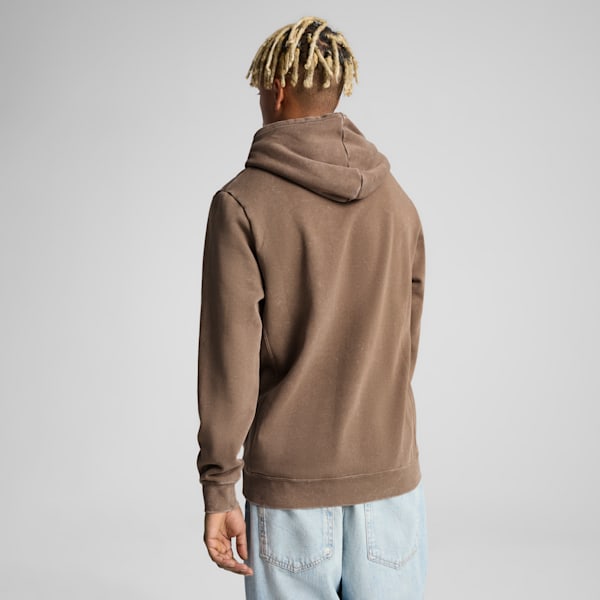 PUMA Class Washed Hoodie Men, Totally Taupe, large-ZAF
