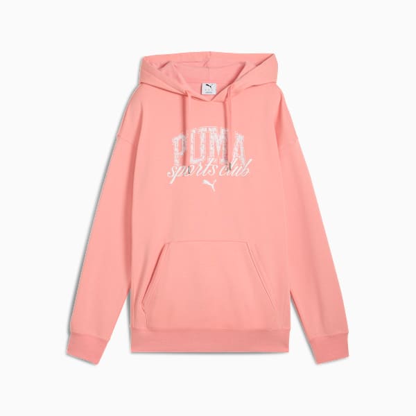 PUMA CLASS Relaxed Hoodie Women, Pink Fruit, large-ZAF