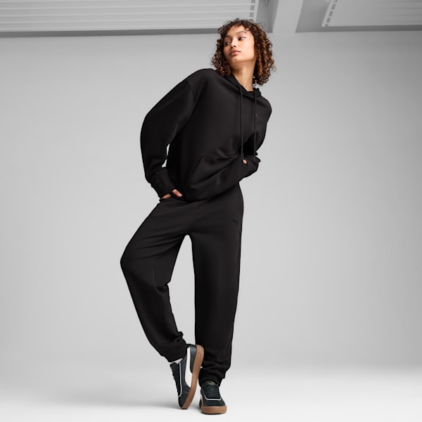 HER Comfort High-Waist Sweatpants Women, PUMA Black, large-MEX