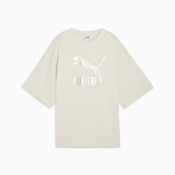 Classics Oversize Logo Tee, Alpine Snow, large-ZAF