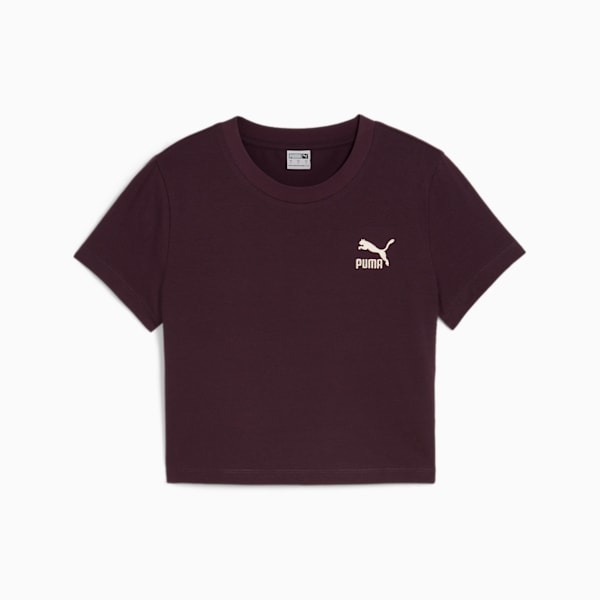 Classics baby tee w, Midnight Plum, large-ZAF
