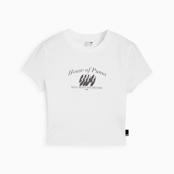 Graphics Music Baby Tee, PUMA White, large-ZAF