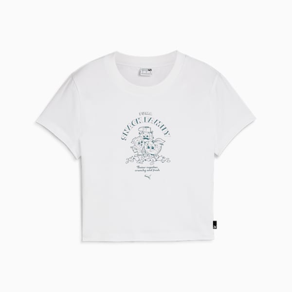 GRAPHICS SNACK Baby Tee&nbsp;, PUMA White, large-ZAF
