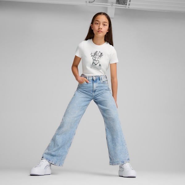 GRAPHICS FLOWER CROWN Tee, PUMA White, large-ZAF