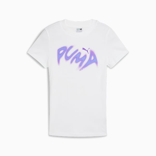 GRAPHICS WARPED PUMA Tee, PUMA White, large-ZAF