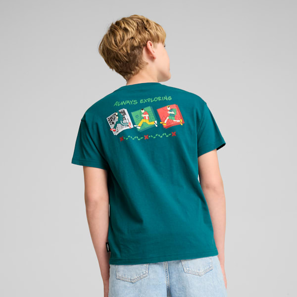 GRAPHICS TRAILISM Tee B, Cold Green, large-ZAF
