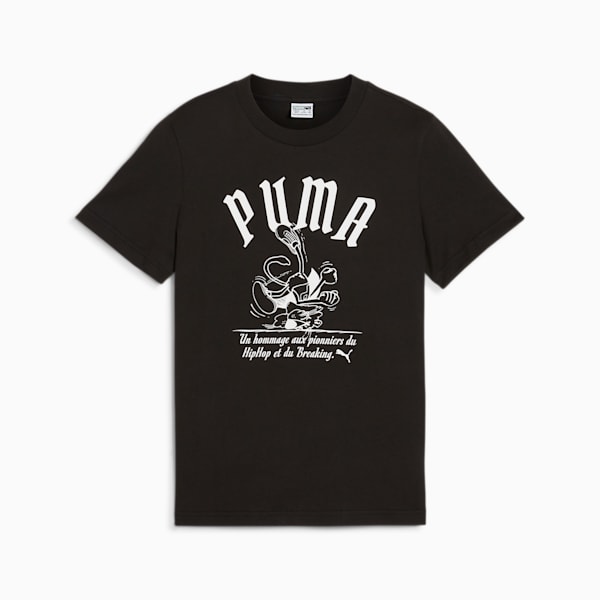 GRAPHICS SUPER PUMA Tee, PUMA Black, large-ZAF