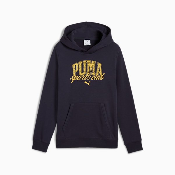 PUMA Class Hoodie Youth, New Navy, large-ZAF