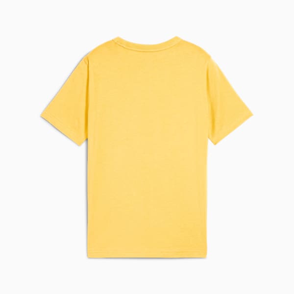 PUMA Class Graphic Tee Youth, Sunny Yellow, large-ZAF