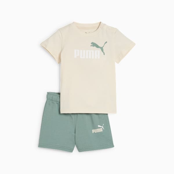 Minicats Essentials Tee and Shorts Set Toddler, Alpine Snow, large-ZAF