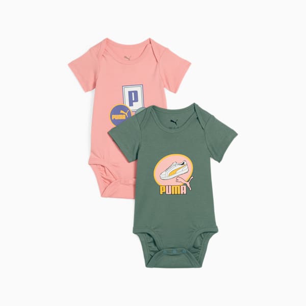 Minicats Newborn 2-pack Graphic Bodysuit Set Toddler, Pink Fruit, large-ZAF
