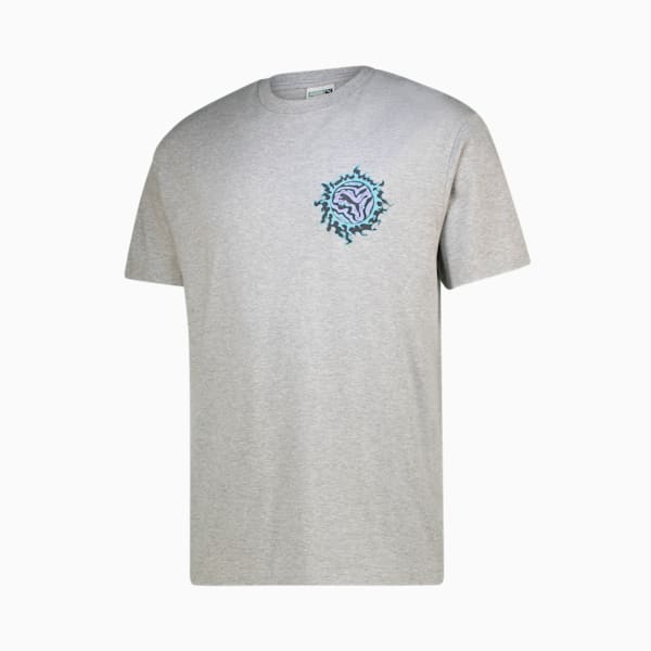 PUMA CPT GRAPHIC CITY Tee, Light Gray Heather, large-ZAF