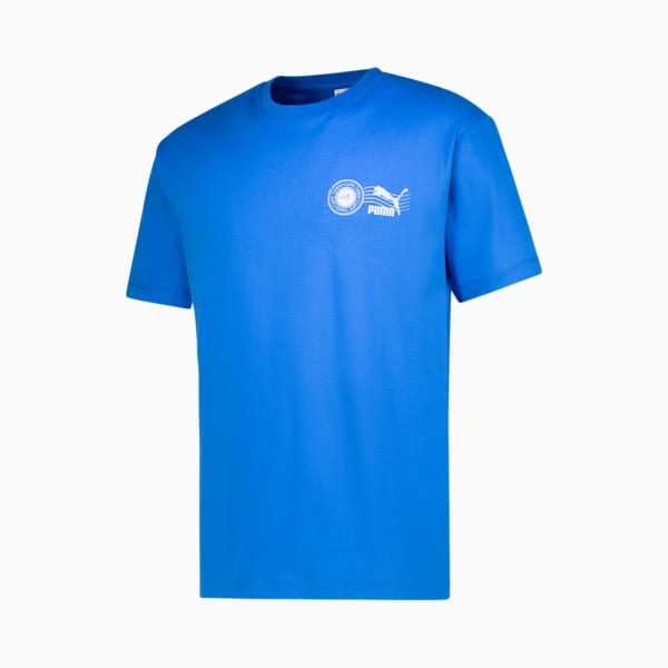 PUMA CPT STAMP GRAPHIC Tee, Hyperlink Blue, large-ZAF
