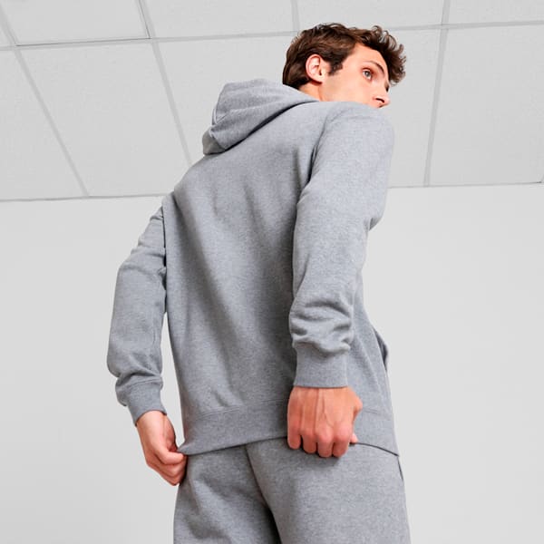 Buzo Hoodie Essentials Suede TR, Medium Gray Heather, large-ARG