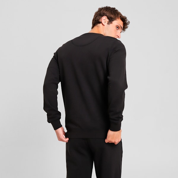 Buzo Wardrobe Essentials Suede Crew TR, PUMA Black, large-ARG
