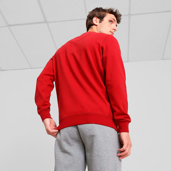 Buzo Wardrobe Essentials Suede Crew TR, Dark Crimson, large-ARG