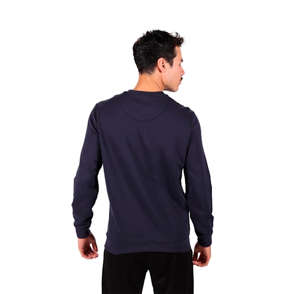 Buzo Wardrobe Essentials Suede Crew TR, New Navy, large-ARG