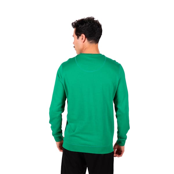 Buzo Wardrobe Essentials Suede Crew TR, Archive Green, large-ARG