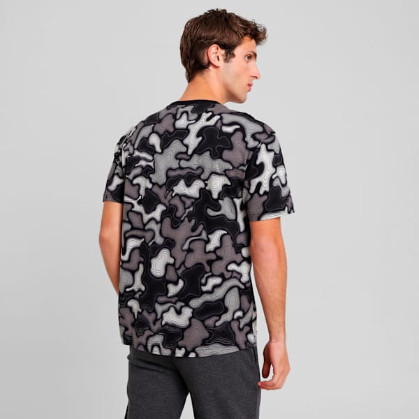 Camiseta ESS LOGO LAB CAMO AOP, PUMA Black, large-MEX