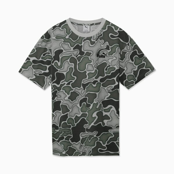 Camiseta ESS LOGO LAB CAMO AOP, Dark Sage, large-MEX