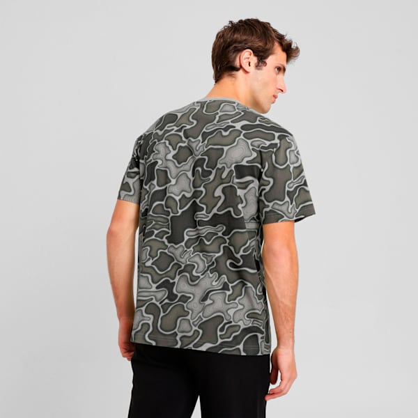 Camiseta ESS LOGO LAB CAMO AOP, Dark Sage, large-MEX