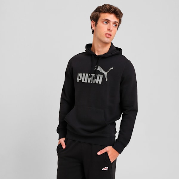 Sudadera  ESS LOGO LAB CAMO, PUMA Black, large-MEX