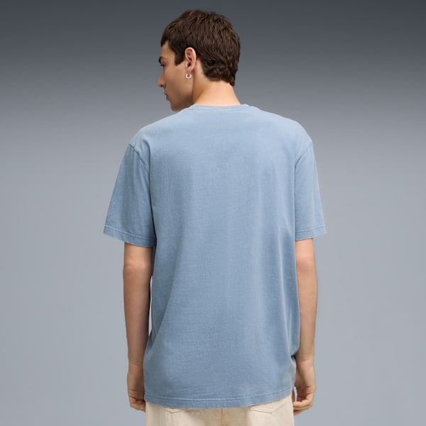 Essentials Elevated Relaxed Wash Tee Men, Cool Blue, large-ZAF