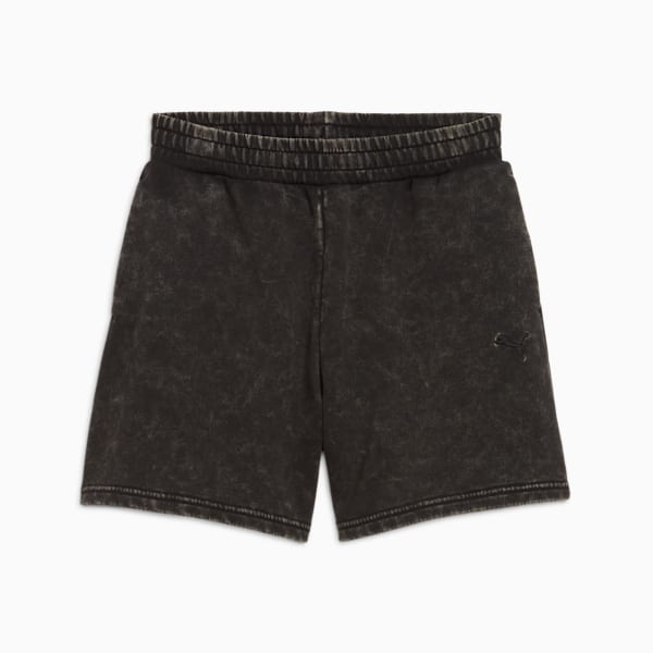 Essentials Wash High-Waist 5" Shorts Women, PUMA Black, large-ZAF