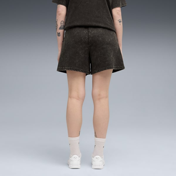 Essentials Wash High-Waist 5" Shorts Women, PUMA Black, large-ZAF